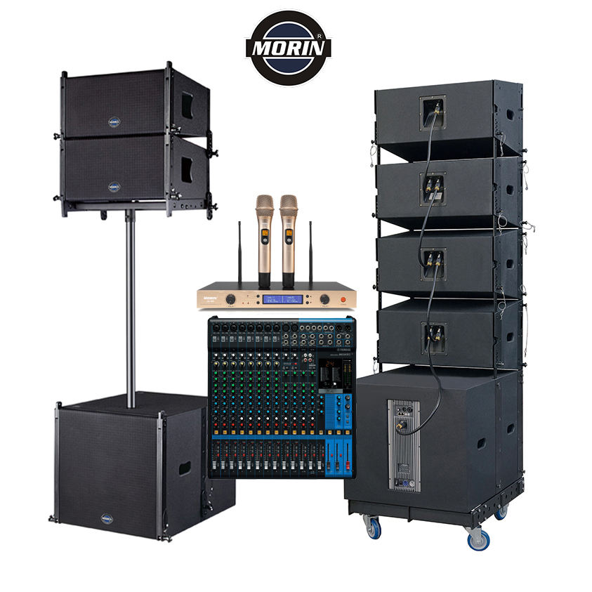 March Expo China Professional Audio Mini Linear Sound System Speakers Active Line Array-1