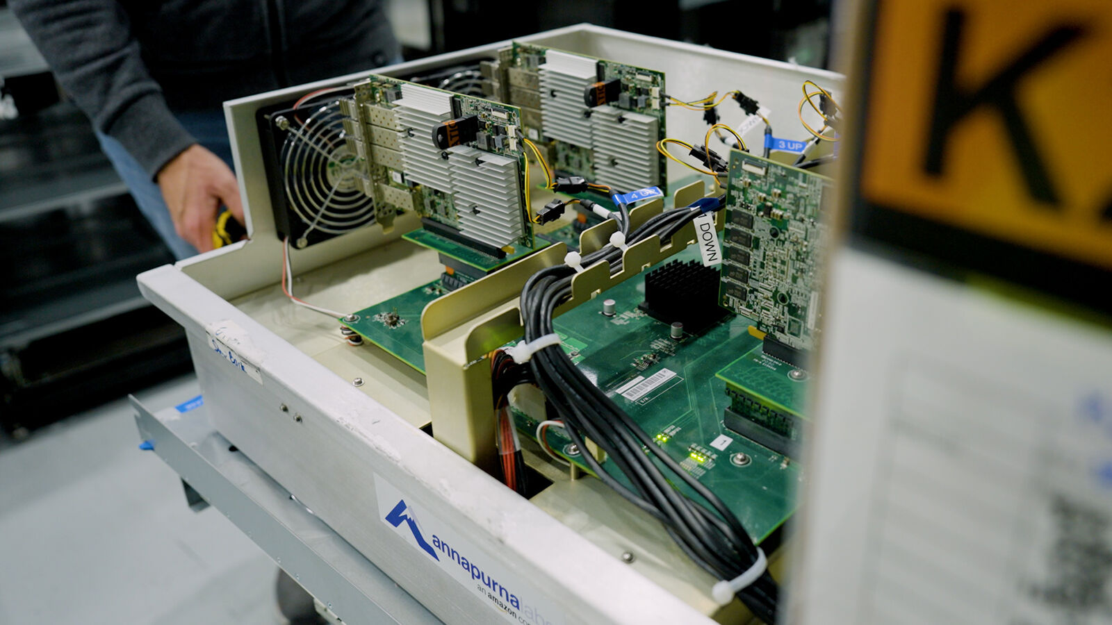 A look inside the AWS lab where retired data center hardware gets a second chance