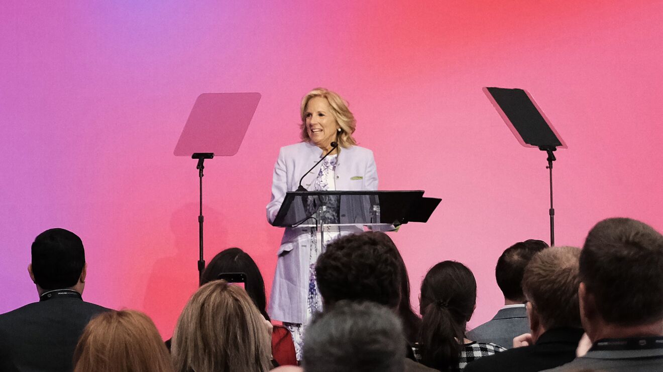 First Lady Jill Biden discusses health and innovation at AWS IMAGINE: Nonprofit conference
