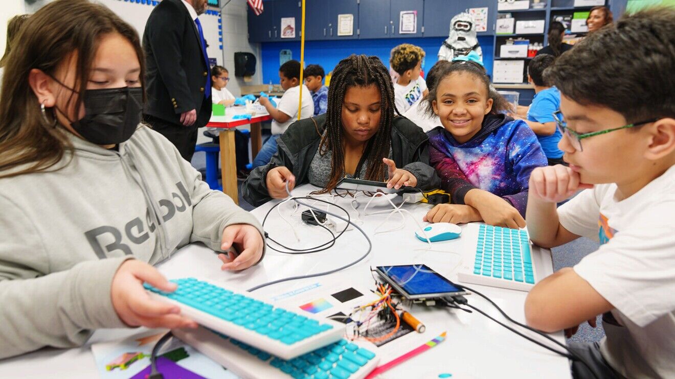 How AWS Think Big Spaces help kids around the world see their own far-reaching futures