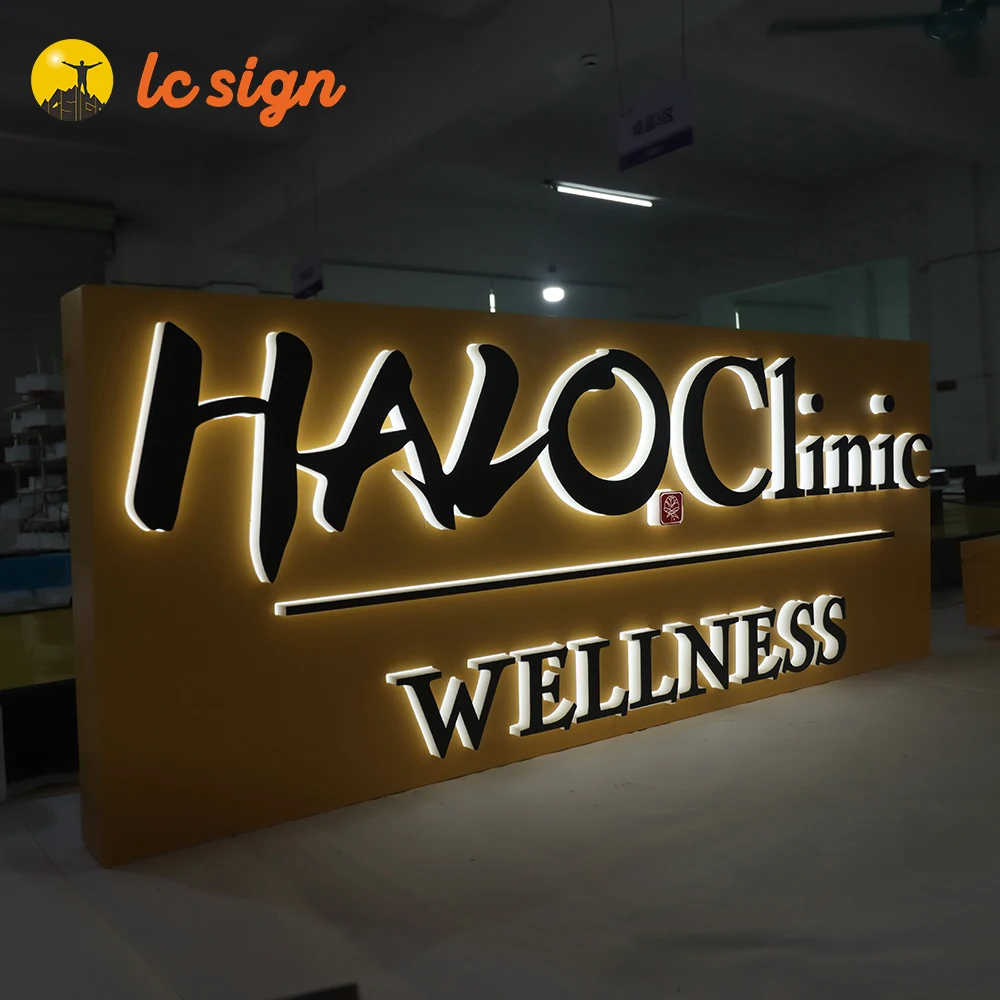 Custom Wholesale Advertising Led Outdoor Illuminated Backlit Letters A Signage 3d Channel Letter Sign For Business Stroe Front-3