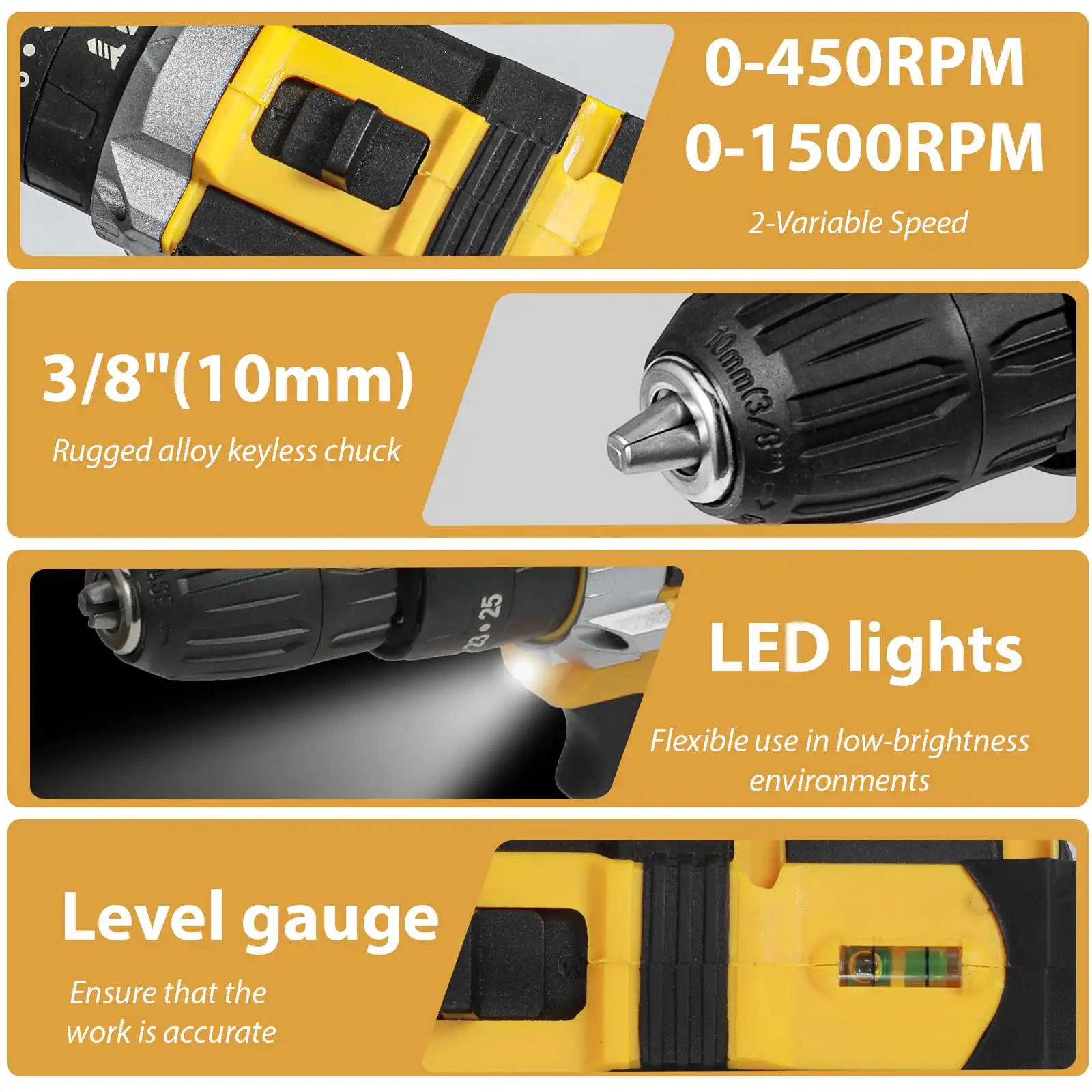 28V Cordless Impact Electric Electric driver Electric Hammer drive Mini Wireless Hand steel Lithium-Ion Battery Power tool-5