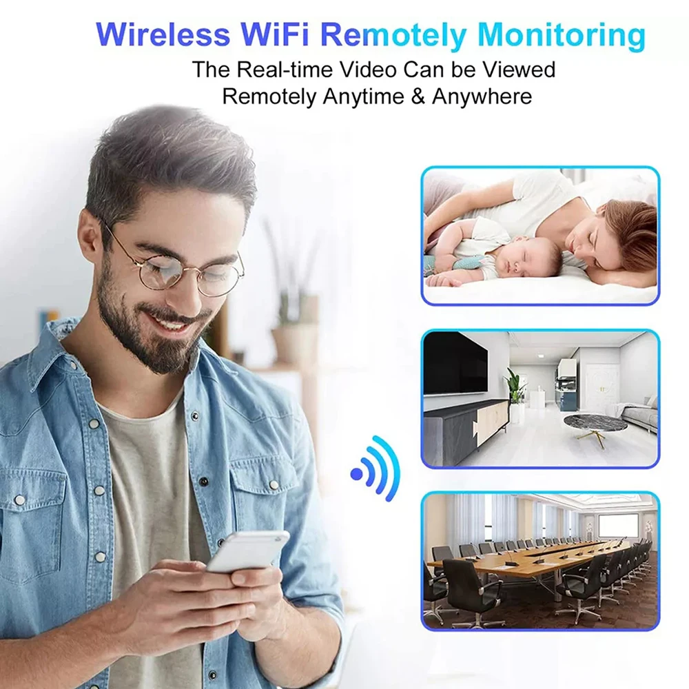 Mini WiFi Camera 1080P HD Night Vision Motion Detector Security Video Recorder Micro Baby Monitor Wireless Surveillance Cam 2025-4