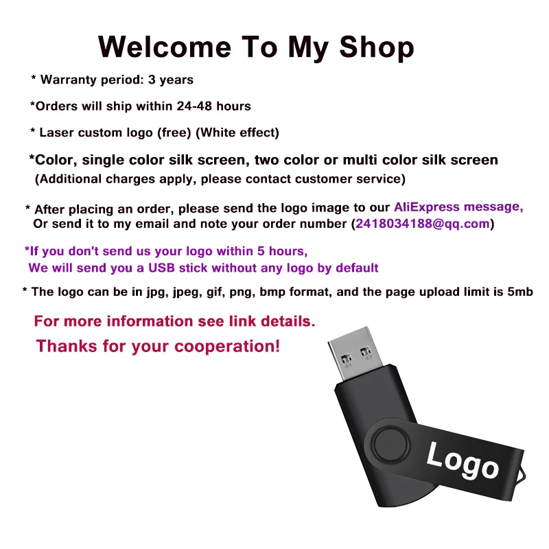 50PCS USB 2.0 Flash Drive 128MB 1GB 2GB 4GB 8GB Pen Drive 16GB Pendrive 32GB 64GB 128GB Memory Flash Disk Free Laser Logo-2