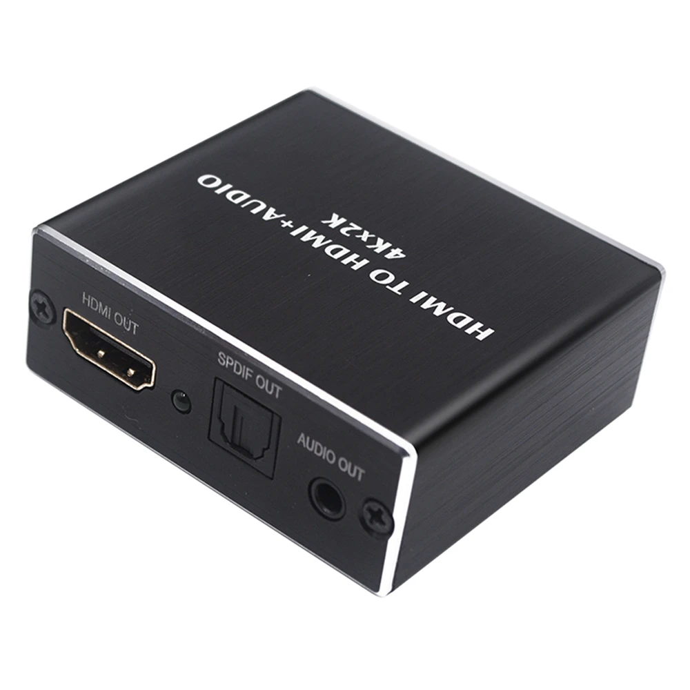 HDMI-compatible audio extractor +compatible Audio Extractor Stereo Extractor Converter Optical TOSLINK SPDIF + 3.5mm 4k x 2kAudi-6