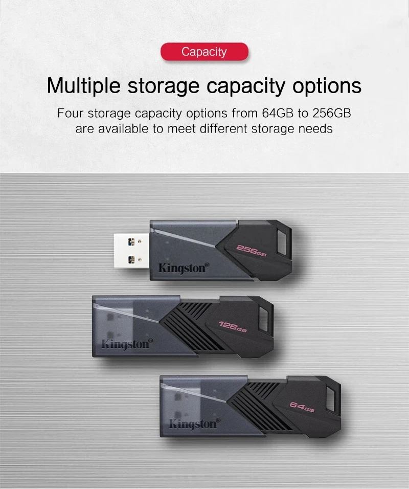 Kingston USB Flash Drives Pen Drive 64g Memory Stick 3.2 128g Compact Durable Pendrive CLE USB 3.2 Flash Disk Mini Key Usb 256GB-6