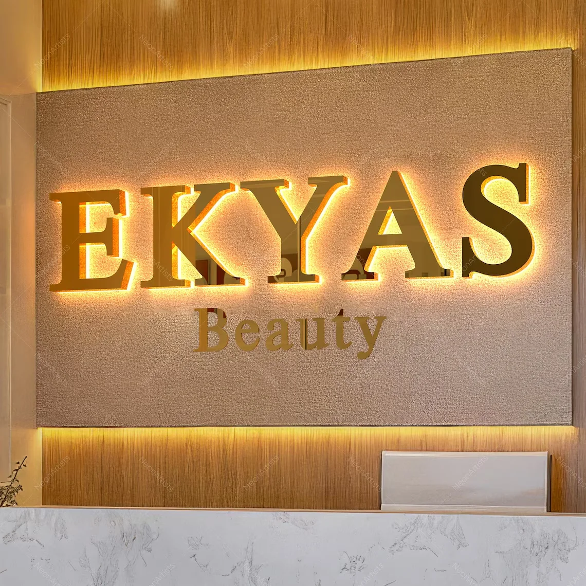 Custom Backlit Sign Metal Luminous Characters for Business Logo Led Backlit Letters Company Storefront Outdooor indoor Signs-2