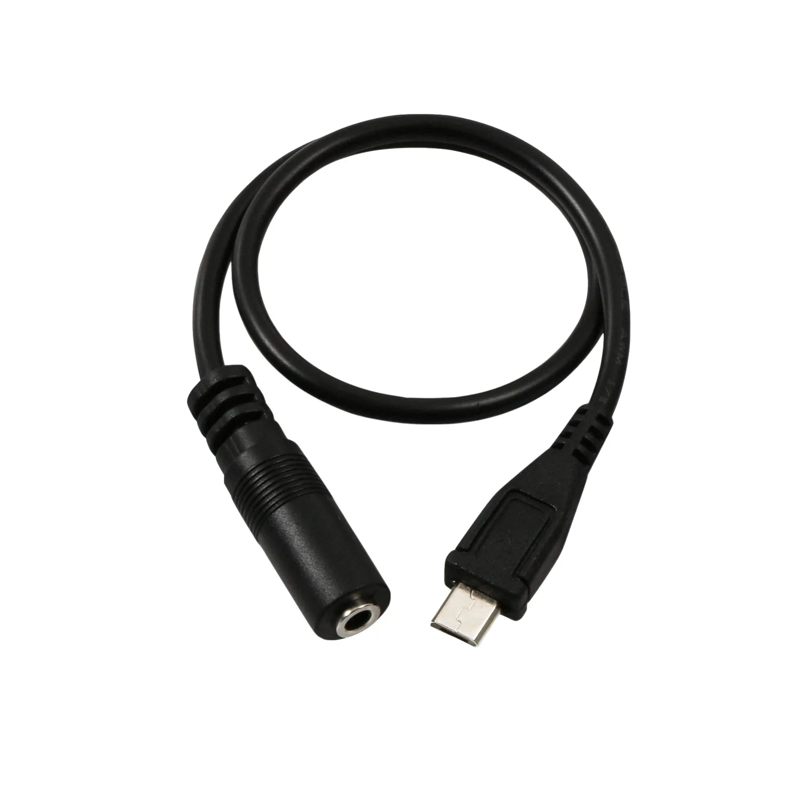 1pc Micro USB Male 5 Pin To 3.5mm Female Jack AUX Audio Sync Headphone Adapter Cable Cord-2