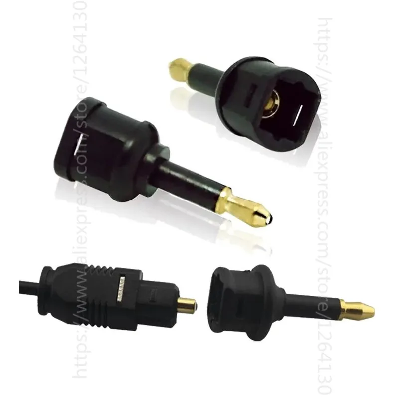 Toslink to Mini Toslink Adapter M/F 3.5 mm Optical Audio Cable Connectors for Macbook, TV Box-3