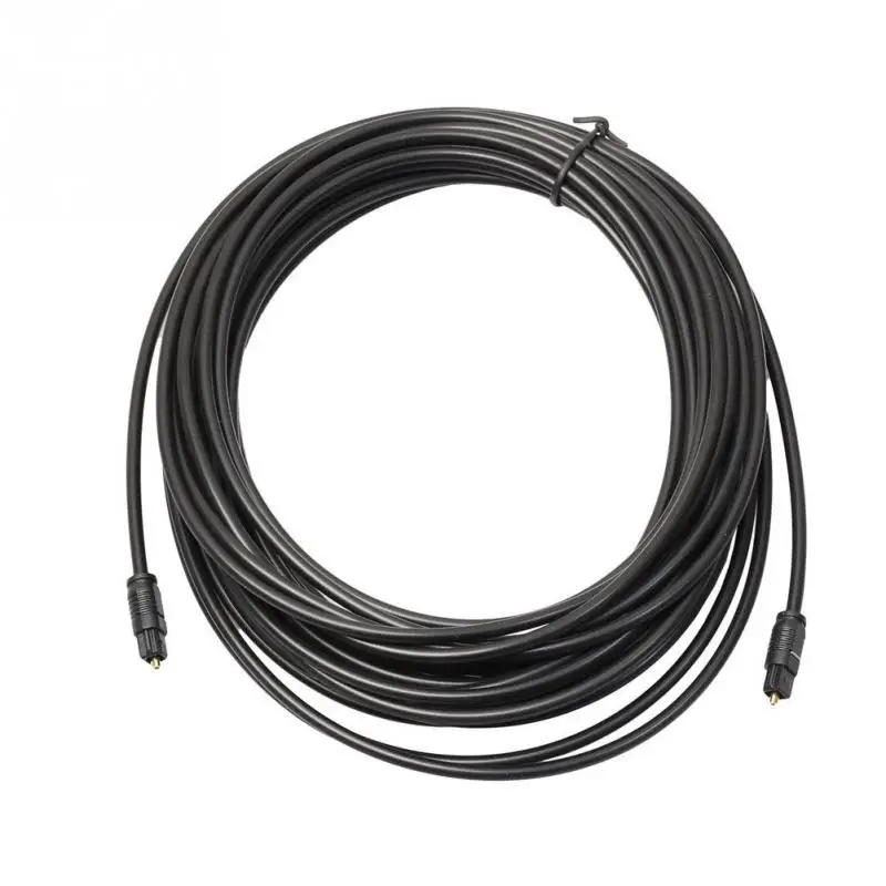 Digital Optical Audio Cable for Toslink Gold Plated 1m 1.5m 2m 3/5m 10m 15m 20m SPDIF MD DVD Gold Plated Cable High Quality  #2-5