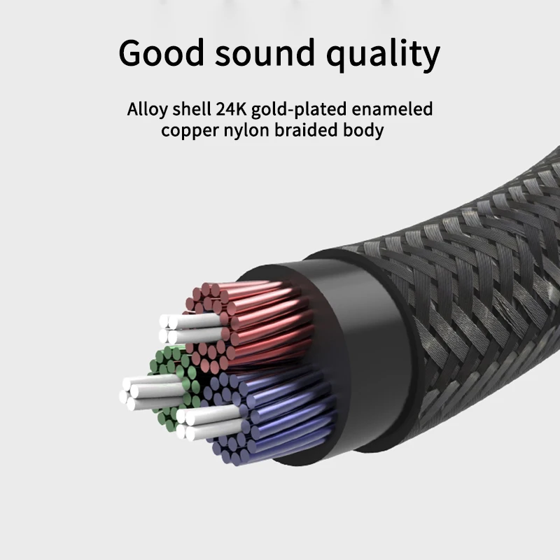 3.5mm Jack Extension Audio Cable Audio Cable Line Aux Cable 0.5m/1m/2m/3m for iPhone Samsung Car Headphone Xiaomi Audio Jack-5