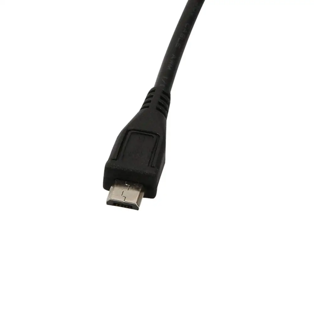 1pc Micro USB Male 5 Pin To 3.5mm Female Jack AUX Audio Sync Headphone Adapter Cable Cord-5