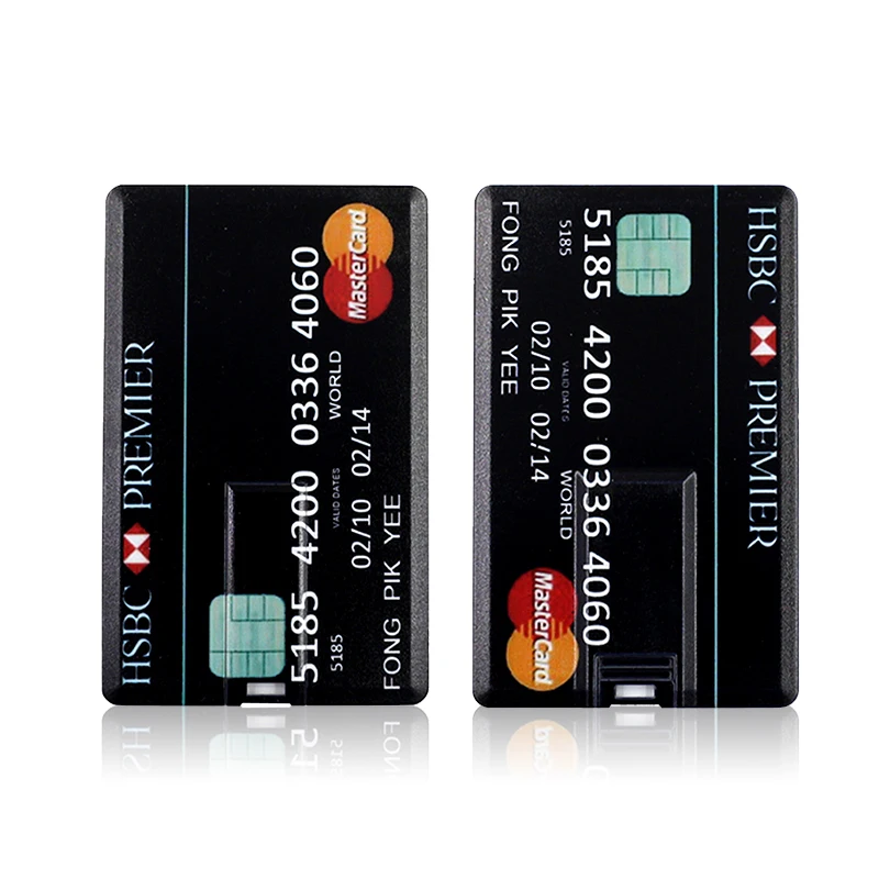 USB Flash Drive High Speed Bank Credit Card Pen Drive 4GB 8GB 16GB Pendrive 32GB 64GB Memory Usb Stick Flash Drive 128GB-5