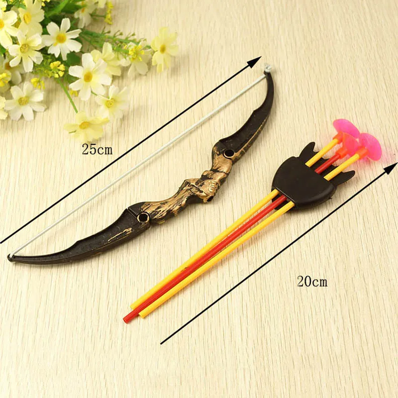 High Quality Shooting Outdoor Sports Toy Bow and arrow Toy Set Plastic toys for Children Kids outdoor Funny toys-3