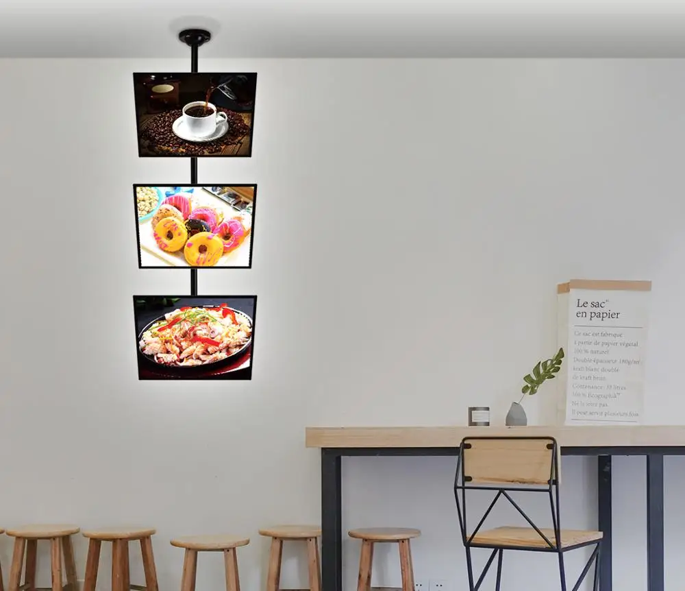 Lightbox a3 large led light box for advertising transparent led menu board display-6