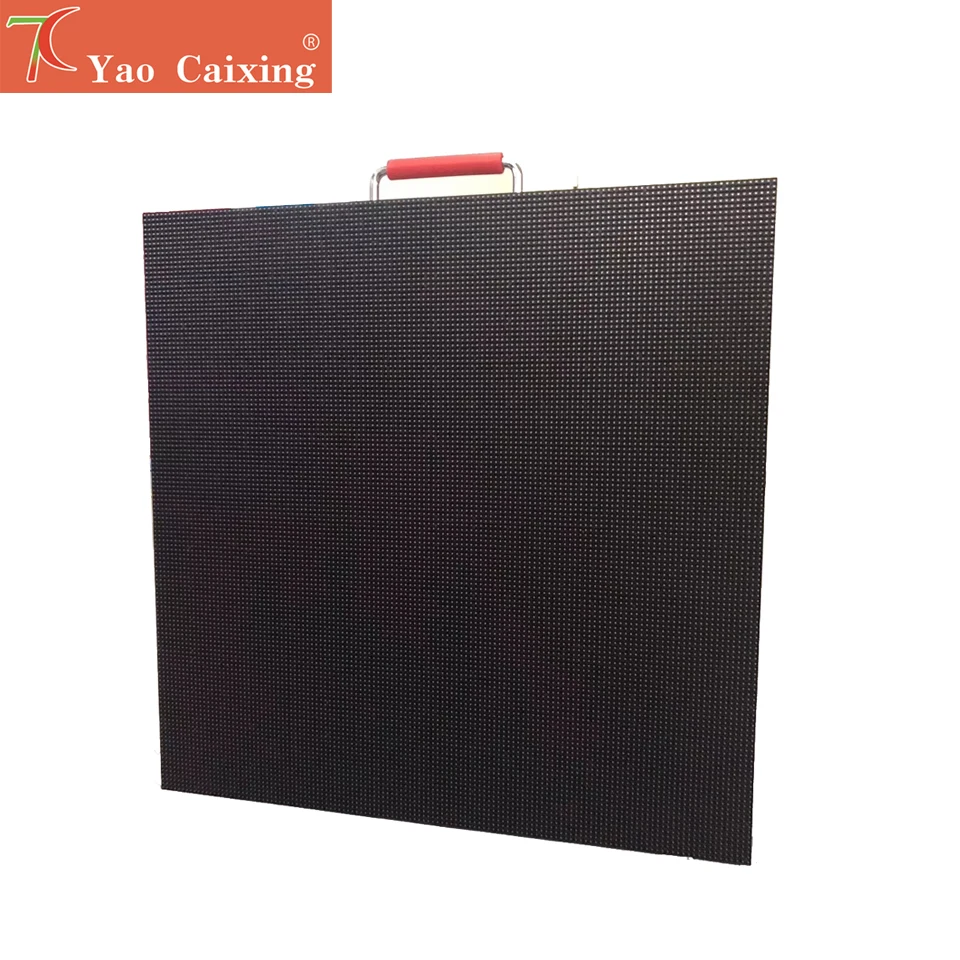 Front mainterance P4.81 indoor 500*500mm die-casting aluminum equipment cabinet led display rental screen-3