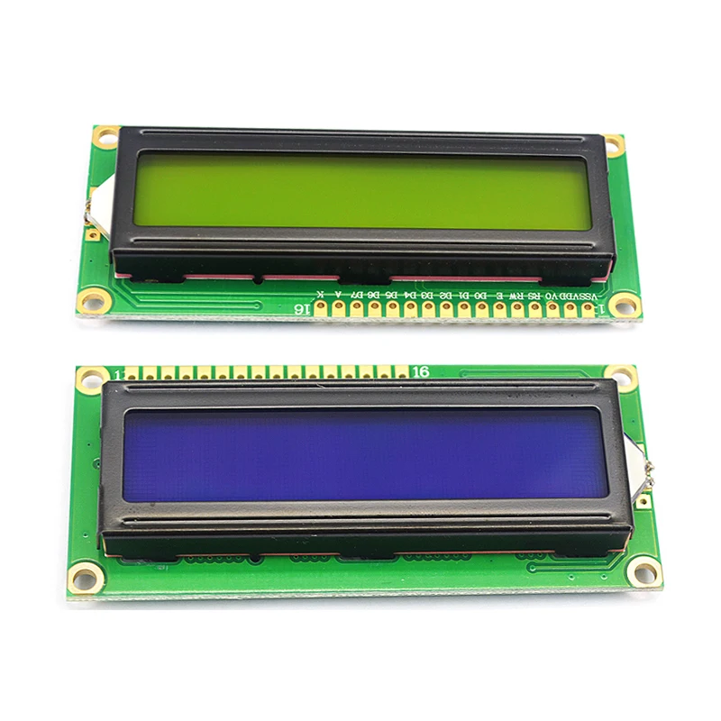 LCD1602 1602 LCD Module Blue / Yellow Green Screen 16x2 Character LCD Display PCF8574T PCF8574 IIC I2C Interface 5V for Arduino-2
