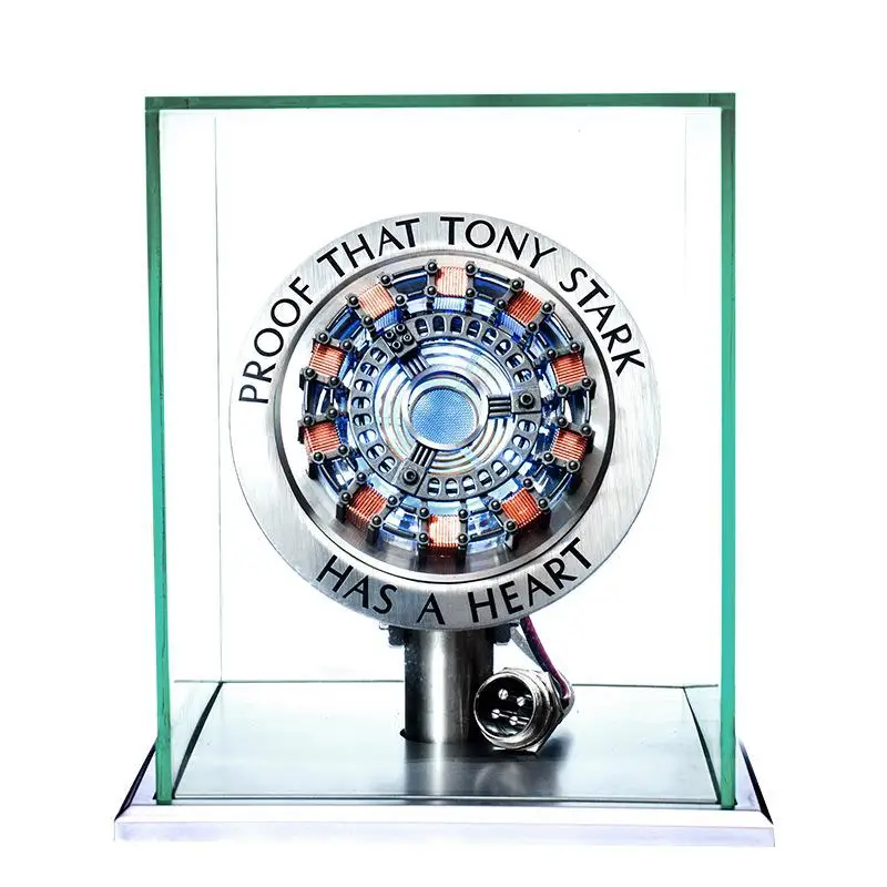 Avenger Iron Man Mk1 Arc Reactor Tony Stark Heart Of Mark Figure Led Light Model Superhero 1:1 Cosplay Toys Chest Lamp Kids Gift-4