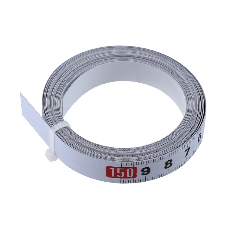 1-3m Stainless Steel Miter Track Tape 13mm Measure Self Adhesive Metric Scale Ruler Rust-Proof Durable Wear-Resistan Ruler-4