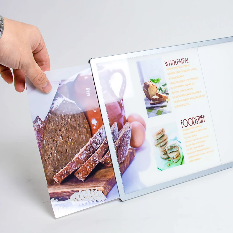 Lightbox a3 large led light box for advertising transparent led menu board display-4