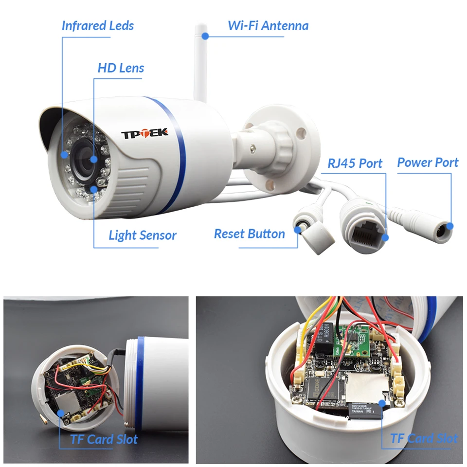 4MP 1080P IP Camera Outdoor WiFi Home Security Camera Wireless Surveillance Wi Fi Bullet Waterproof IP Video HD Camara CamHi Cam-5
