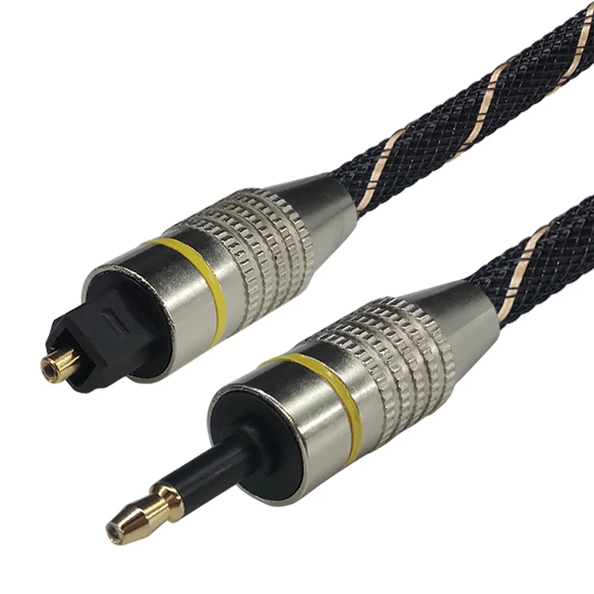 OD6.0 Digital Sound Toslink to Mini Toslink Cable 3.5mm SPDIF Optical Cable 3.5 to Optical Audio Cable Adapter for Macbook-2
