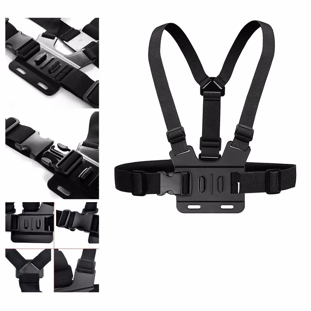 Chest Strap Mount Belt for Gopro Hero 11 10 9 8 7 Xiaomi yi 4K Action camera Accessories Chest Mount Harness for Go Pro J-Hook-2
