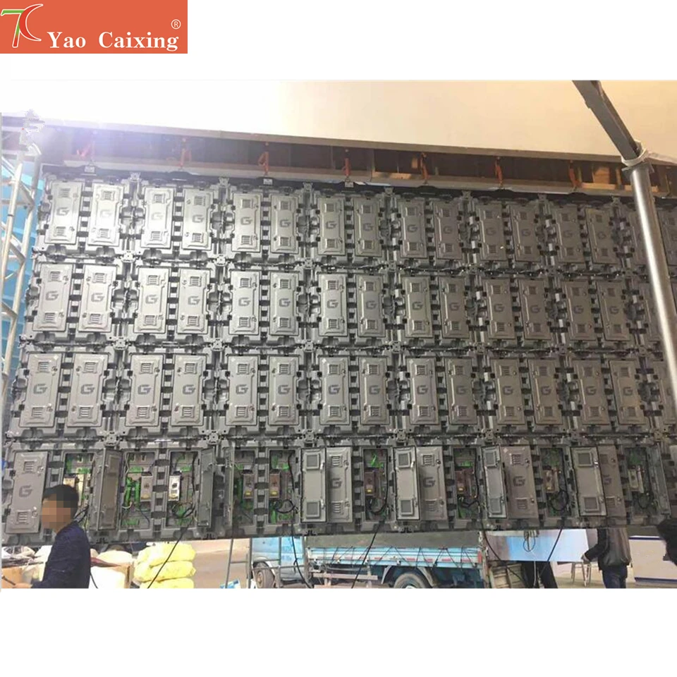 Outdoor Rgb P5 Pixels Waterproof Smd 3in1 1/8 Scan Full Color LED Rental Cabinet Screen Advertising Media LED Display-5