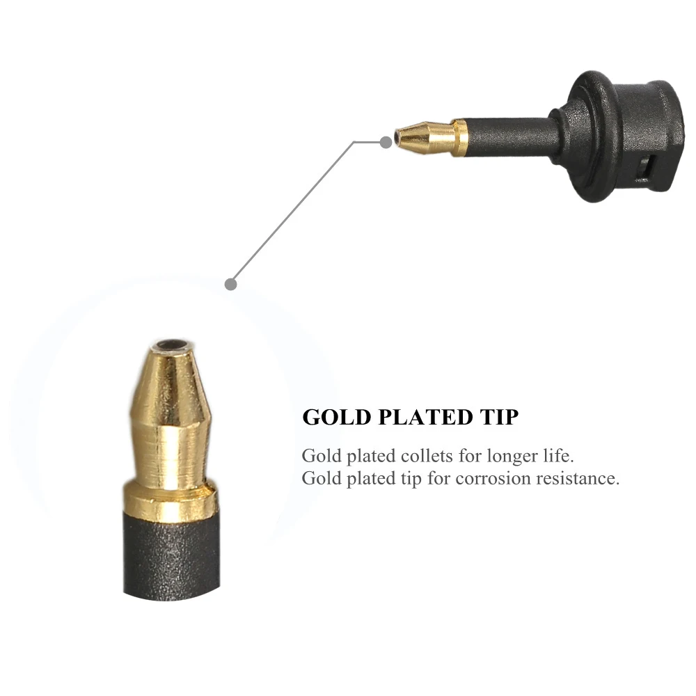 EMK 2pcs Toslink to Mini Toslink Adapter M/F 3.5 mm Optical Audio Cable Connectors for TV Box-3