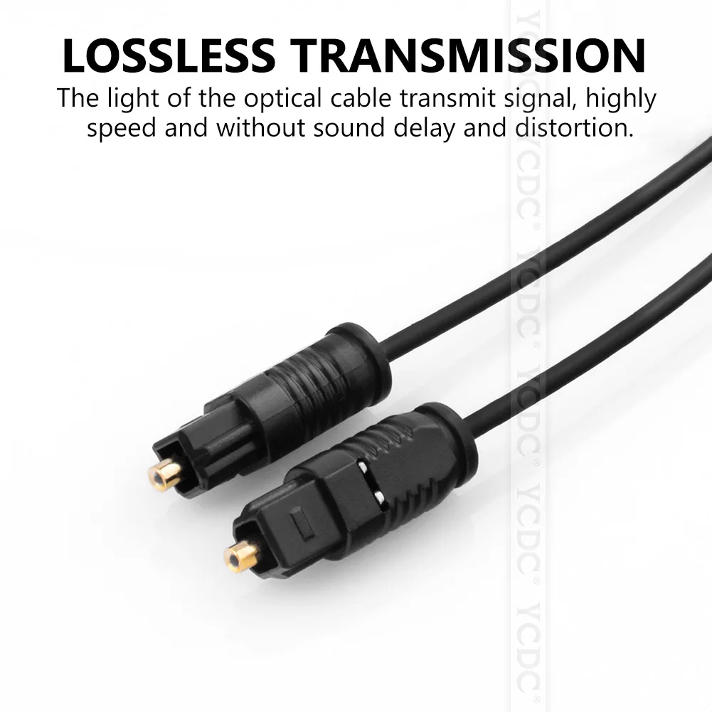1/1.5/2/3/5/10m High Quality Digital Optical Audio Toslink Male To Toslink Male Cable SPDIF MD DVD Gold Plated Cord Lead-6