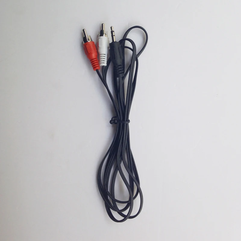 1m 3.5mm Jack Aux to 2 RCA Audio Video Cable Stereo Y Splitter Cable AV Adapter 2RCA Cord Wire For PC DVD TV VCR Speakers Camera-2