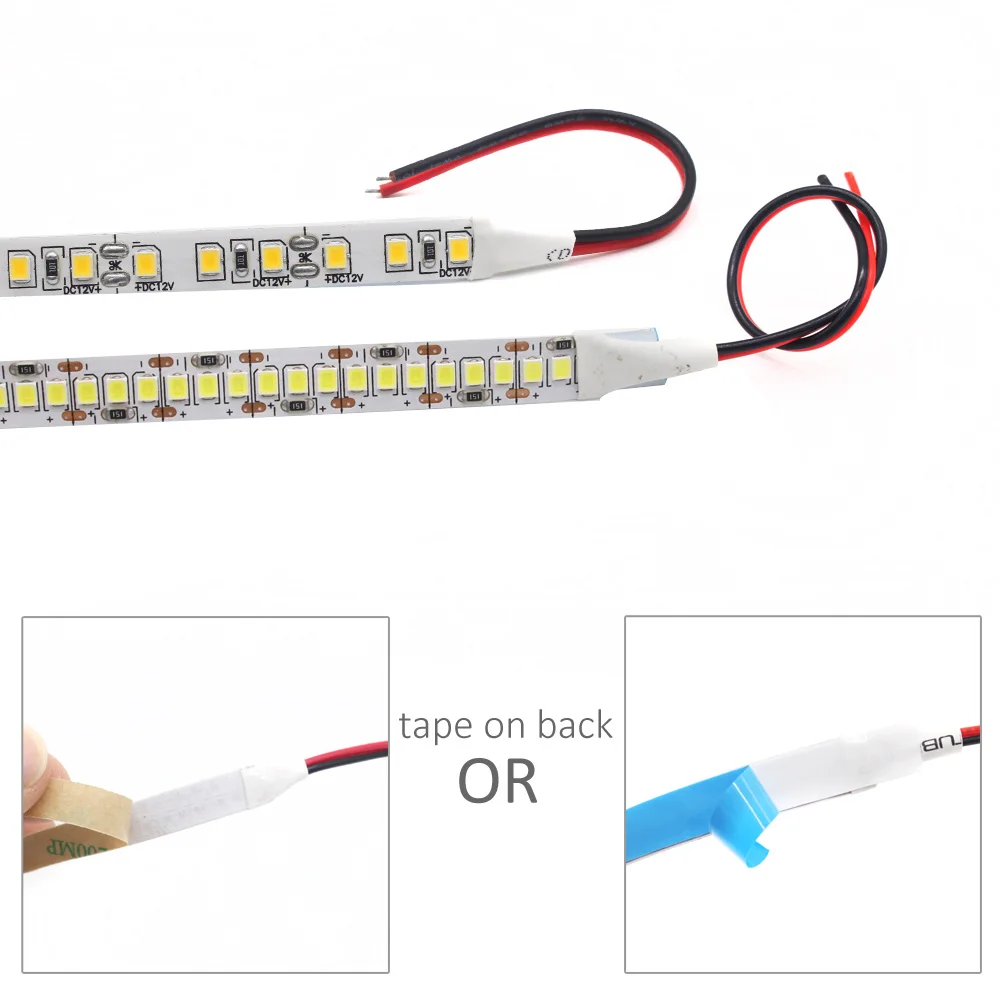 12V LED Strip SMD 2835 1M 2M 3M 4M 5M LED Stripe Tape Light 120LED/M 240LED/M Warm White Flexible Strip Ribbon Home Decor Light-5
