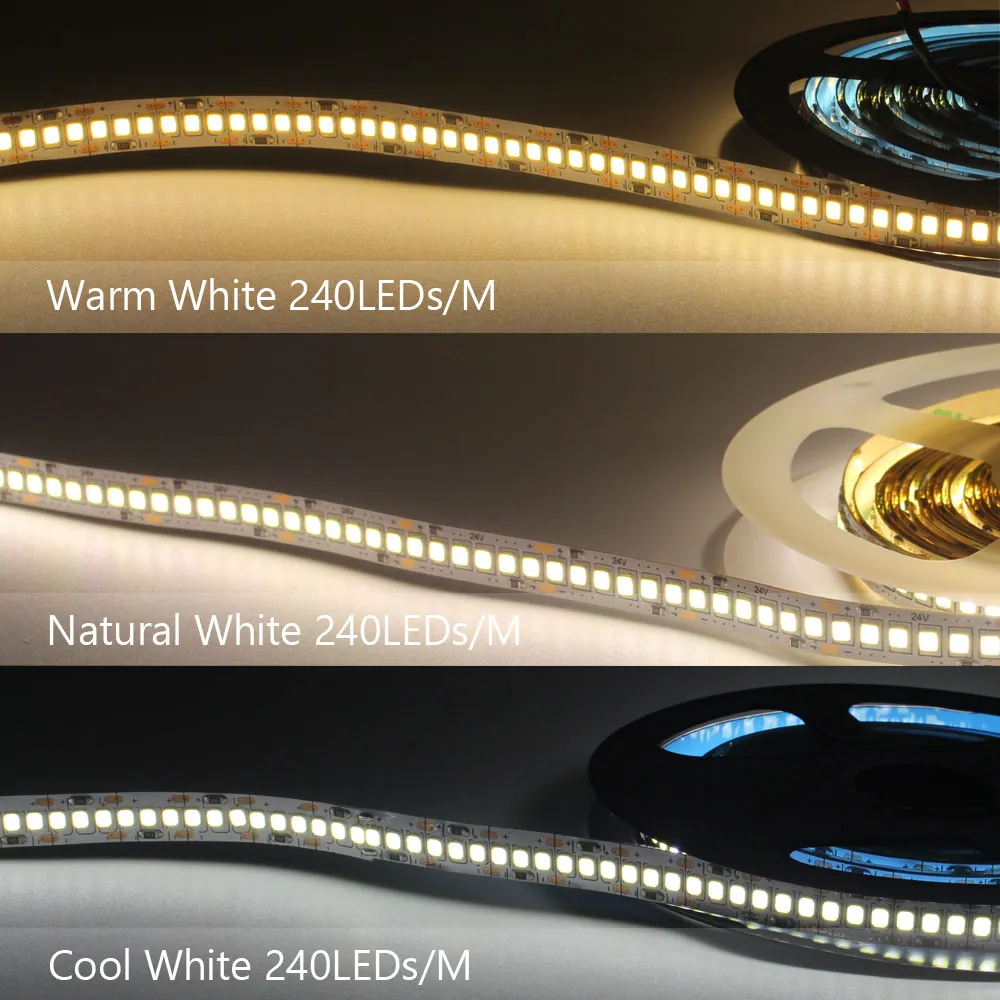 12V LED Strip SMD 2835 1M 2M 3M 4M 5M LED Stripe Tape Light 120LED/M 240LED/M Warm White Flexible Strip Ribbon Home Decor Light-4