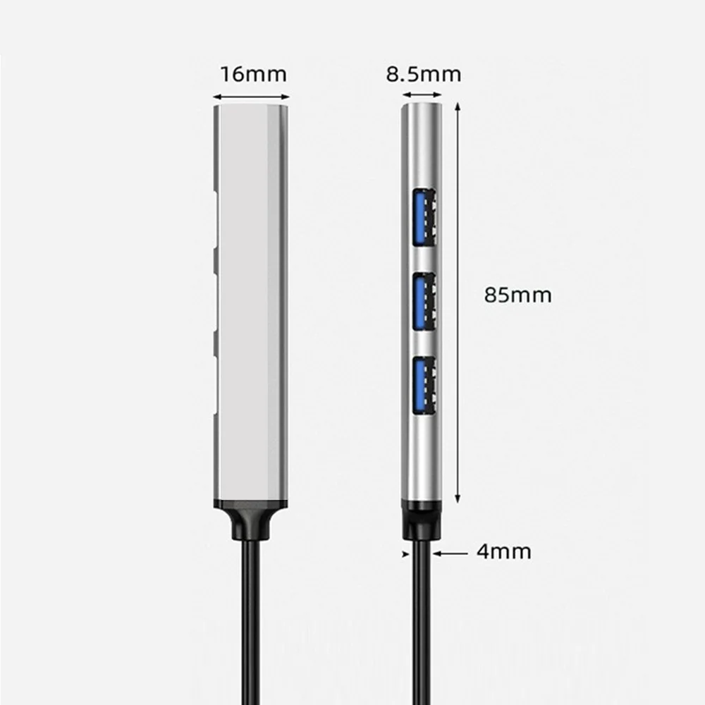 USB Type C HUB 3.0 3.1 4 Port Multi USB Splitter Adapter OTG For HUAWEI Xiaomi Lenovo Macbook PC Computer Accessories-6