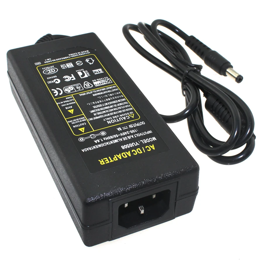 AC DC 220V to 12V Switching Power Supply Adapter AC to DC 12V 1A 2A 3A 4A 5A 6A 8A 10A Transformer Led 12 V Power Supply SMPS-6