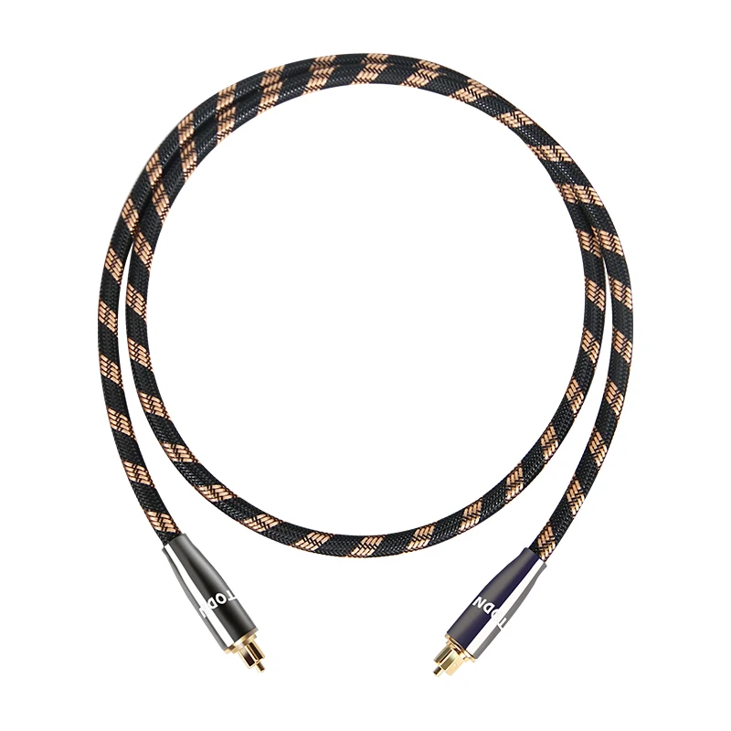 TODN Digital Optical Audio Toslink Cable Hi-end Fiber Optic Audio Cable for HIFI Video DVD TV DTS Dolby 5.1 7.1-5