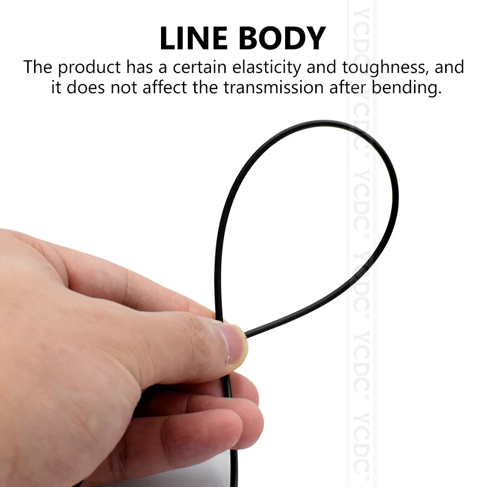 1m 1.5m 2m 3m 5m 10m Optical Fiber Lead Digital Audio Cable Toslink Cord Black SPDIF DVD DVT MD SPDIF Optical Fiber Line-4