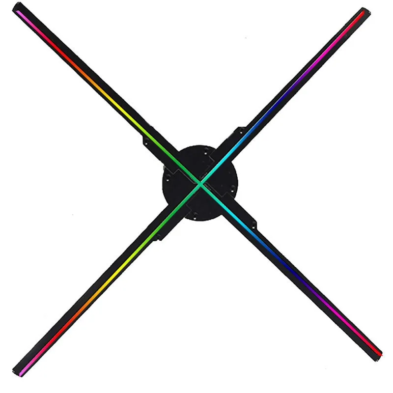 3D holographic fan projector advertising display lights 3D hologram  advertising lights decorative commercial promotional lights-6