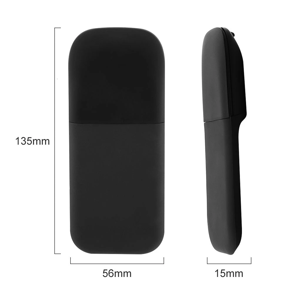 Bluetooth 4.0 Folding Wireless Mouse Arc Touch Roller Computer Silent Mouse Ergonomic Slim Laser Mini Mice For Microsoft Surface-3