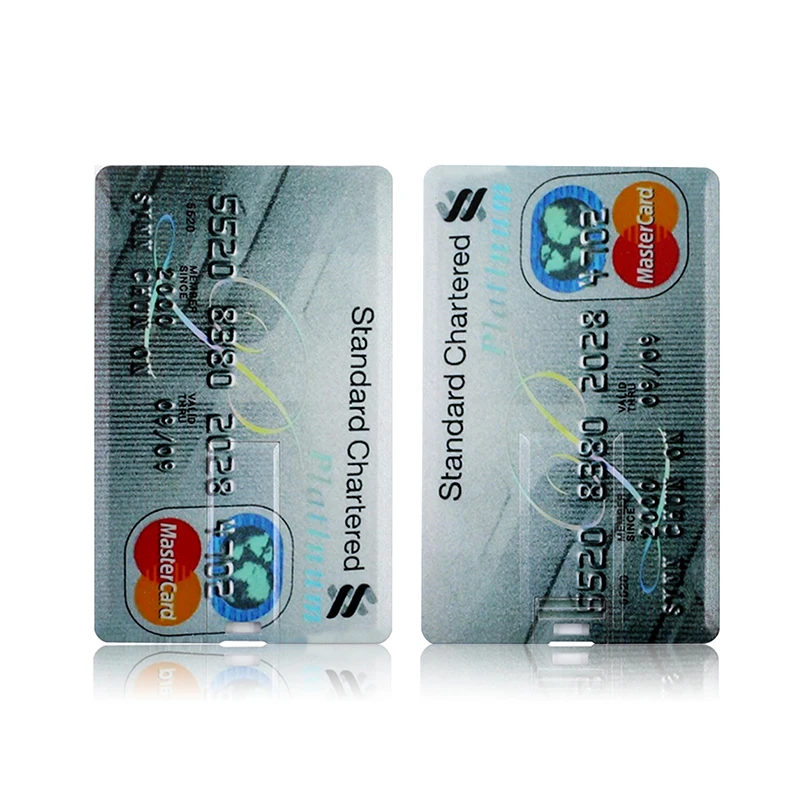 USB Flash Drive High Speed Bank Credit Card Pen Drive 4GB 8GB 16GB Pendrive 32GB 64GB Memory Usb Stick Flash Drive 128GB-6