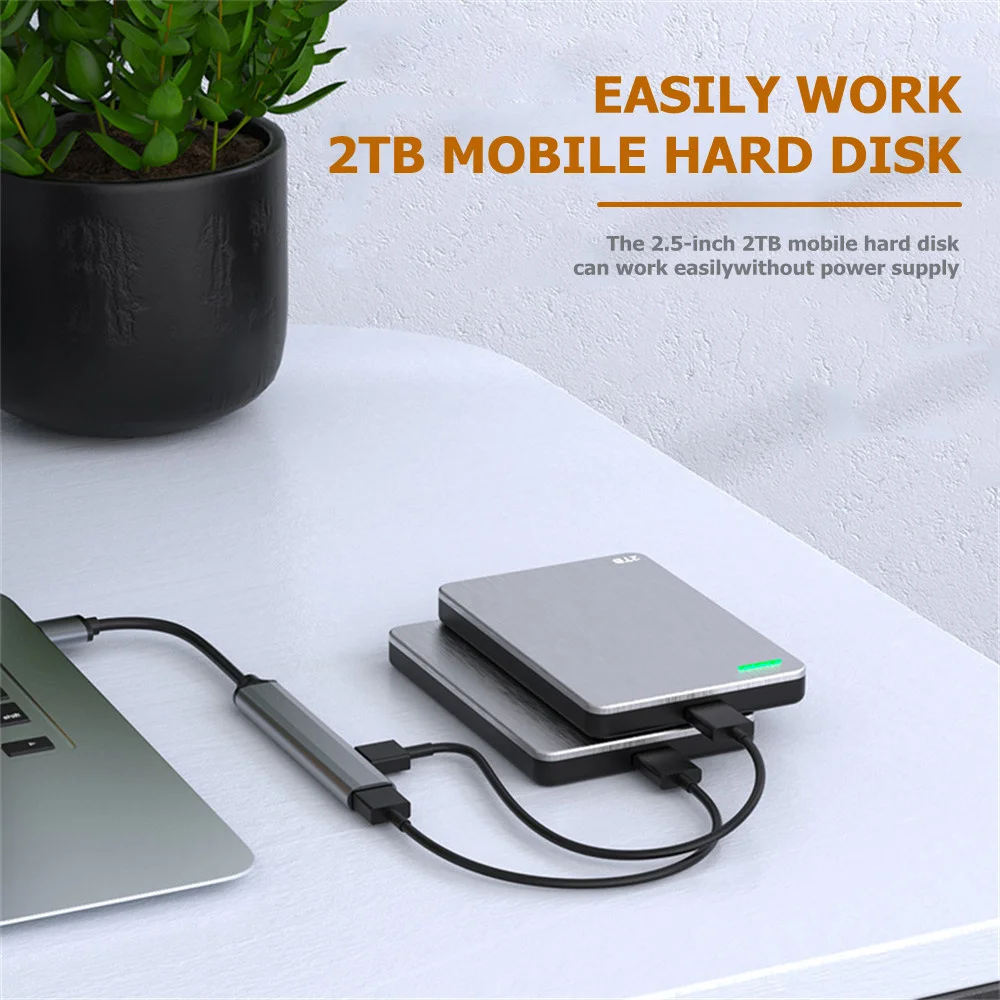 USB Type C HUB 3.0 3.1 4 Port Multi USB Splitter Adapter OTG For HUAWEI Xiaomi Lenovo Macbook PC Computer Accessories-3