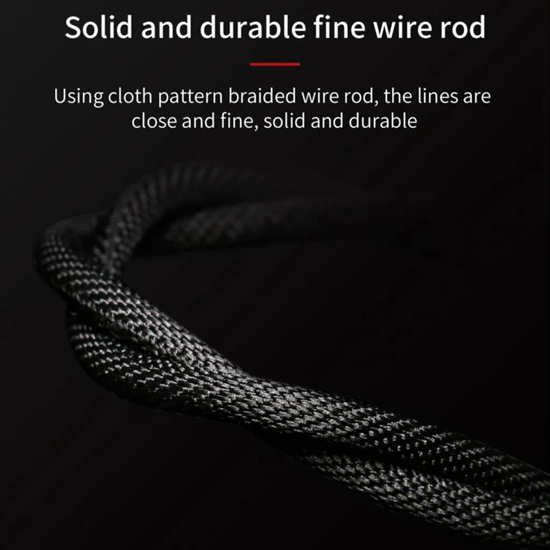 2M/3M/5M 3.5mm male to male extension cable aux cable Round Flat Braided Wire Cord Audio Data Cable for Car/Headphone/PM4-5