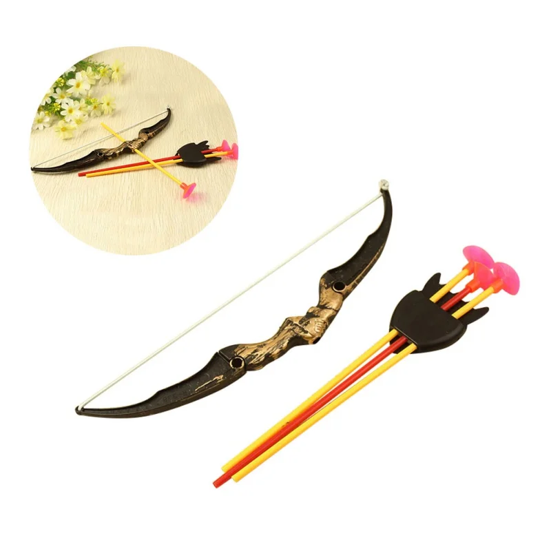 High Quality Shooting Outdoor Sports Toy Bow and arrow Toy Set Plastic toys for Children Kids outdoor Funny toys-2