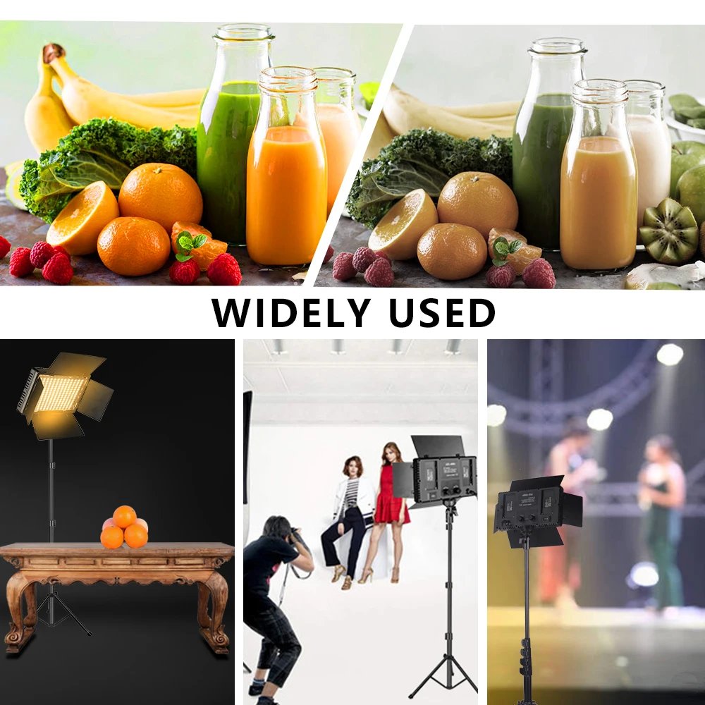 Nagnahz U800 LED Photo Studio Light for Tiktok Youbute Game Live Video Lighting Portable Video Recording Photography Panel Lamp-6