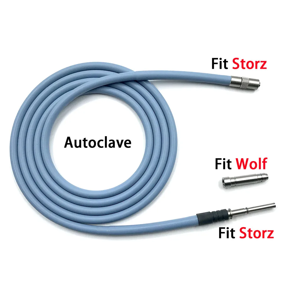 Medical Endoscope Light Source Optical Fibers Cables Φ4mm Φ4.8mm 1.8m 2m 2.5m 3m Fit Storz Wolf Interface Autoclave-2