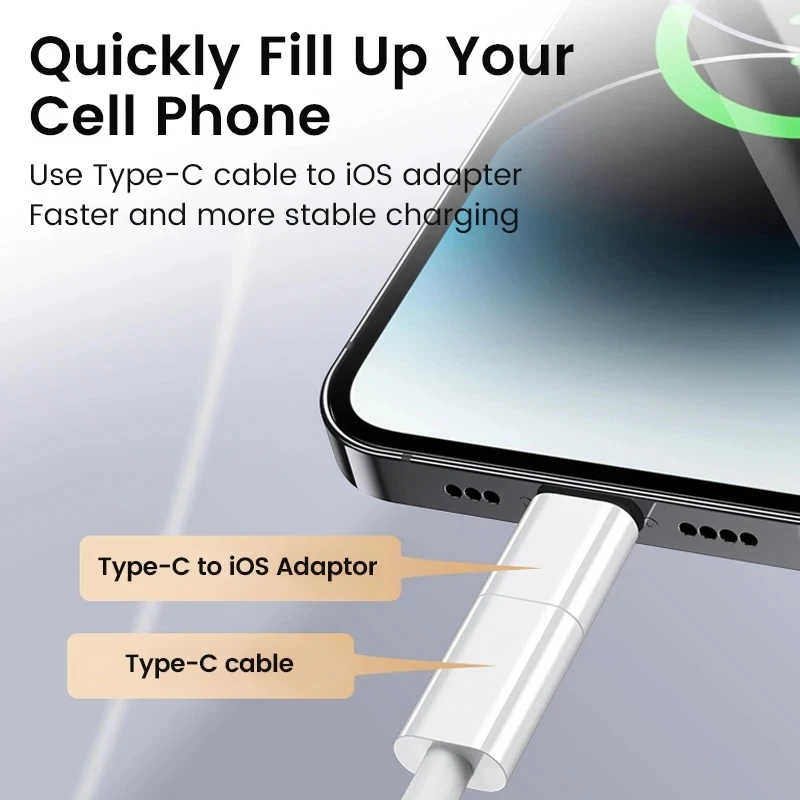 For IOS Female To USB C Male Converter OTG Type C To iPhone Adapter Fast Charging Adaptador For iPhone 14 Pro Max iPad Airpods-4
