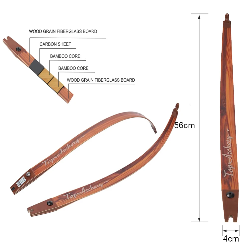 Archery 62Inch 25-60lbs ILF Recurve Bow 210FPS Aluminum Alloy Riser Competitive Take Down Bow Outdoor Shooting Accessories-3