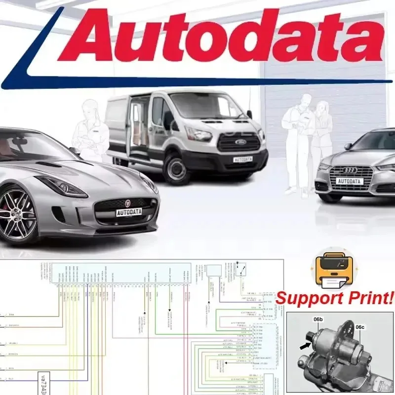 Newest alldata 10.53 software + mitchel l On demand 5 auto repair alldata software All data car software with Wiring diagram-5