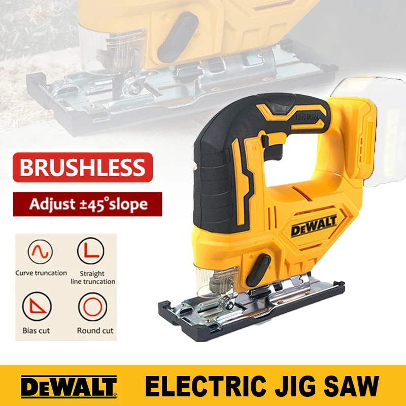 Dewalt 2700RPM Brushless Curve Saw Cordless Electric Jig Saw Portable Adjustable Woodworking Power Tool For Dewalt 20V Battery-2