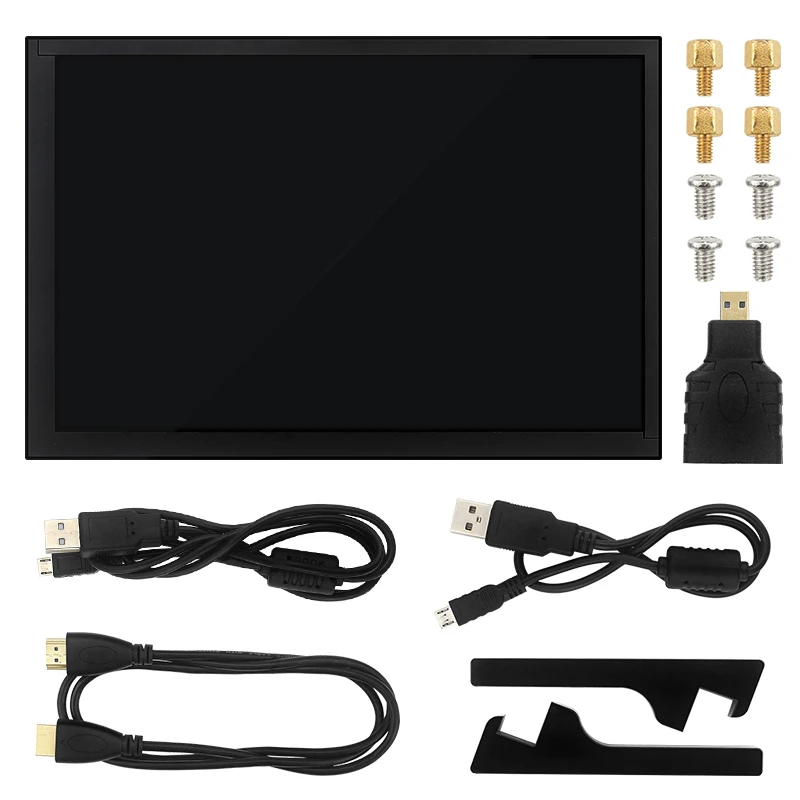 10.1 Inch 1280x800 Touch Screen  IPS LCD  for Computer Monitor for Switch Xbox 360 HDMI-compatible Display for Raspberry Pi-6